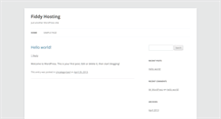 Desktop Screenshot of fiddyhosting.com